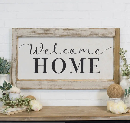 Welcome Home Wooden Wall Sign