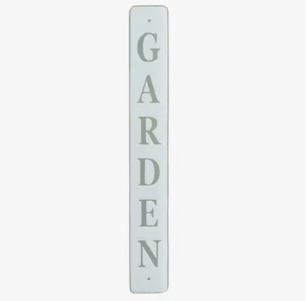 Metal Garden Wall Sign